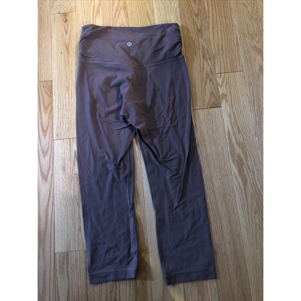 Girls Lululemon Yoga Pants Brown 24" x 18" Size 4